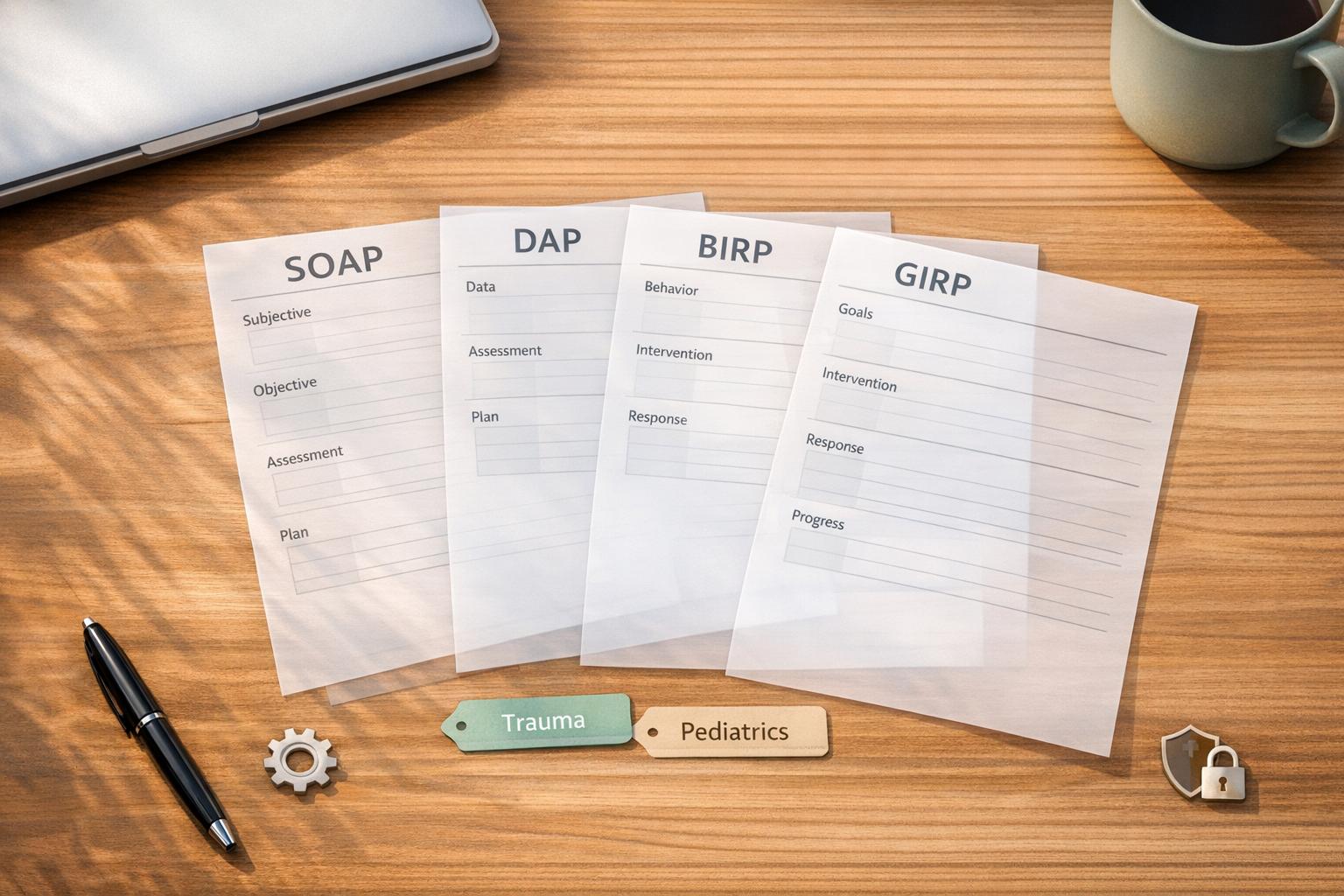 How to Create Custom Therapy Note Templates